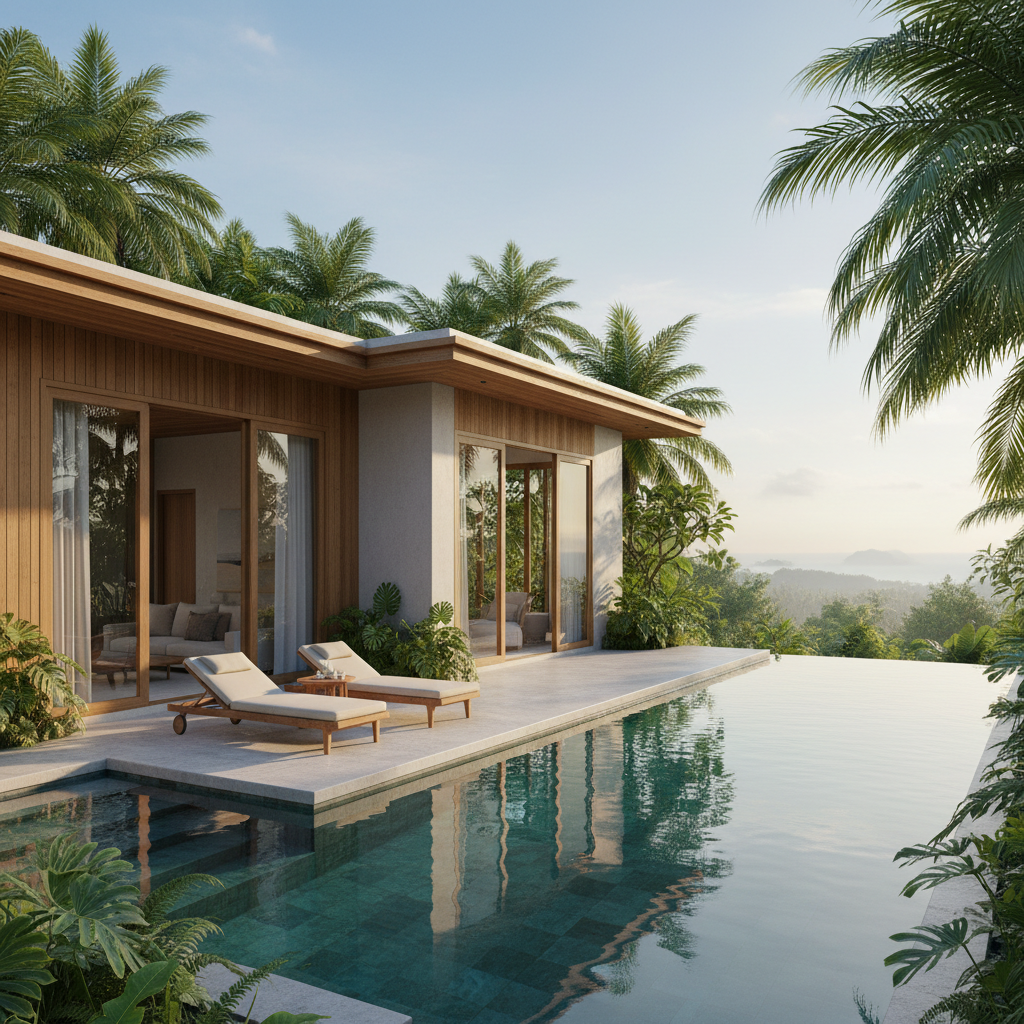 Pool villa